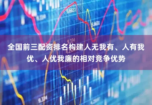 全国前三配资排名构建人无我有、人有我优、人优我廉的相对竞争优势